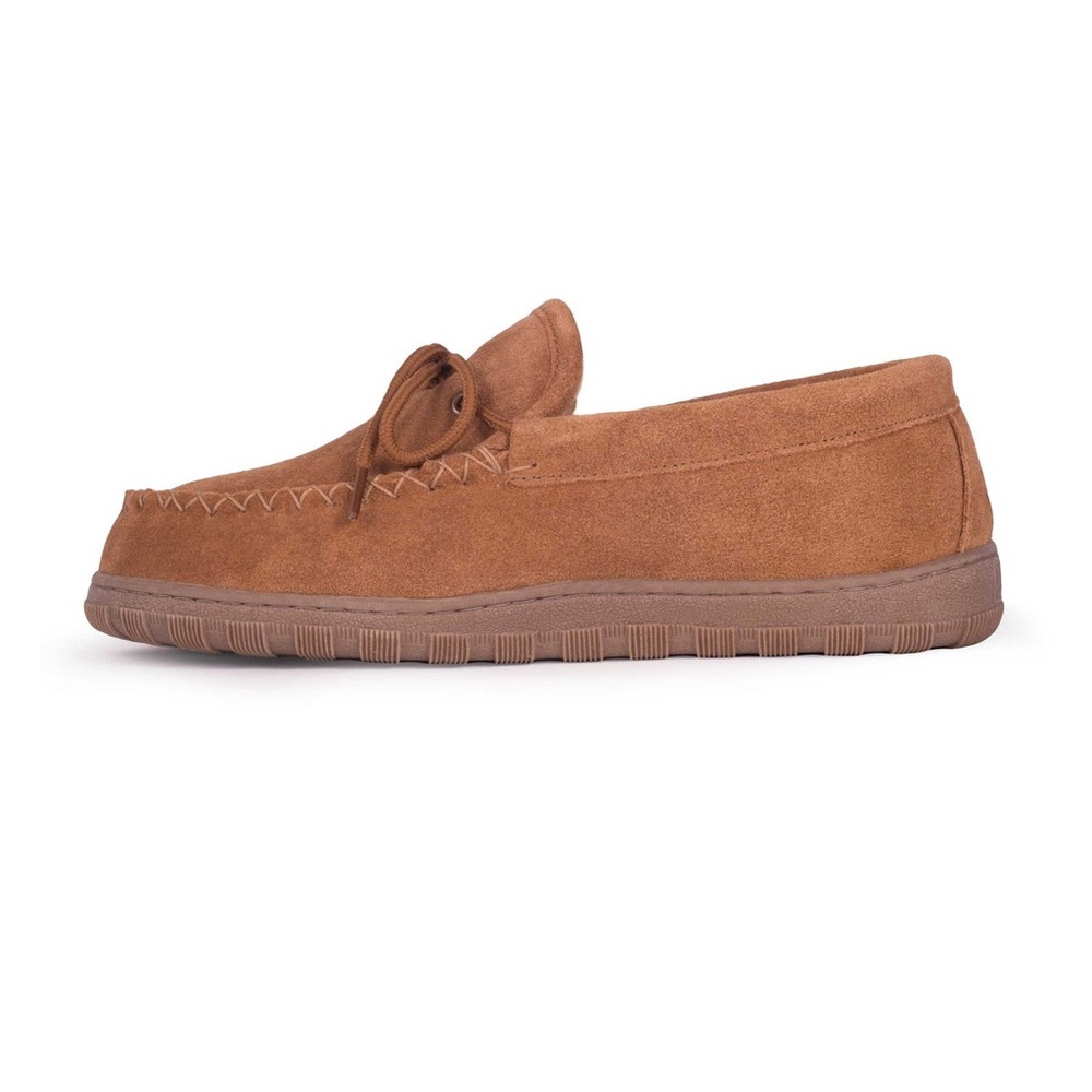 NEW!! Men’s Cloud 9 Sheepskin Moccasin CNS-201 Chestnut Suede Size 13M